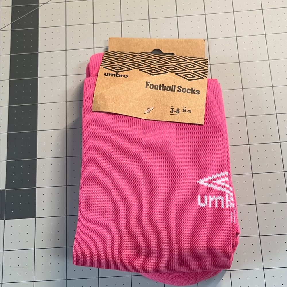 Umbro Vibrant Azalea Pink Soccer Socks Small